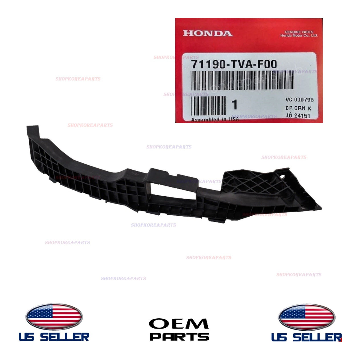 GENUINE Front Bumper Upper Support LEFT Driver Side 2021-2022 Honda Accord