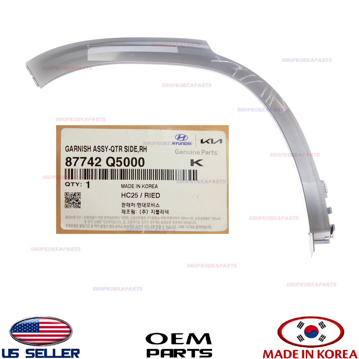 GENUINE Rear Fender Wheel Arch Molding RIGHT Passenger Side ⭐ SELTOS 2020-2025