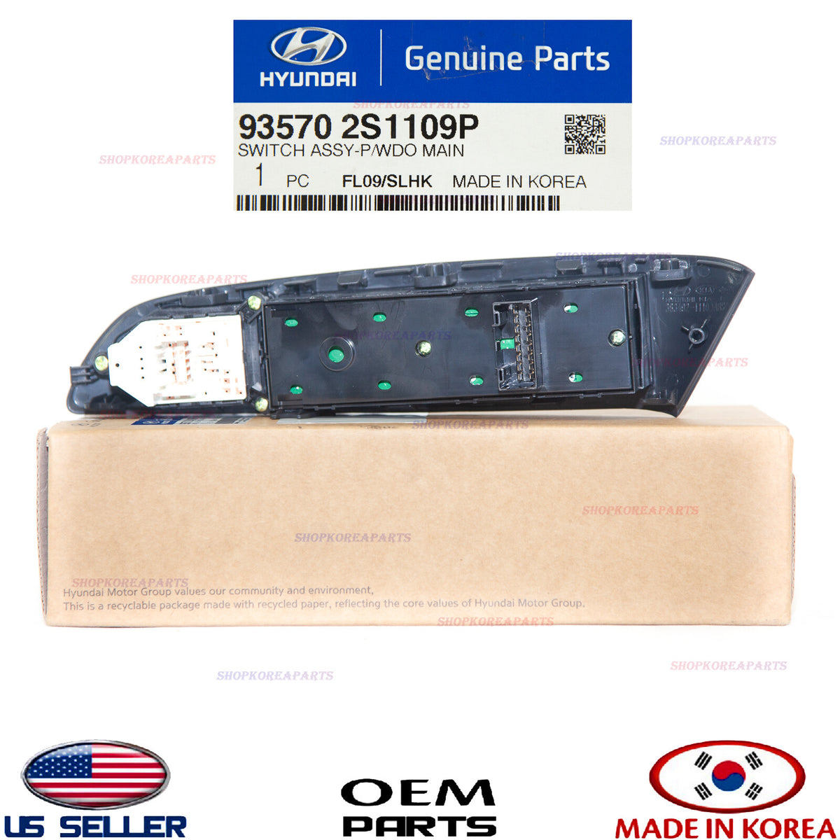 GENUINE Front LEFT Door Window Main Switch DRIVER SIDE ⭐OEM⭐ TUCSON 2010-2015
