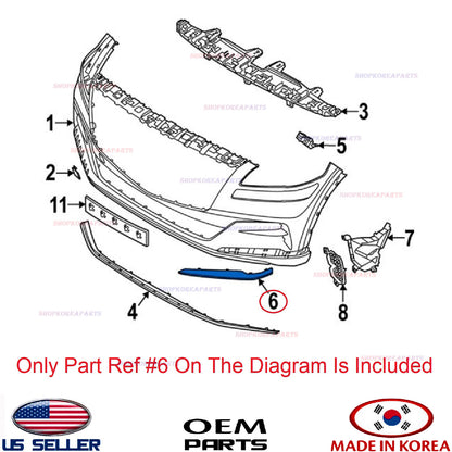 GENUINE Front Bumper Lower Molding RIGHT Passenger Side OEM GENESIS GV80 2021-24