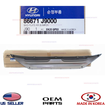 GENUINE Rear Bumper Cover Skid Plate Lower Spacer Panel ⭐OEM⭐ Kona 2018-2021