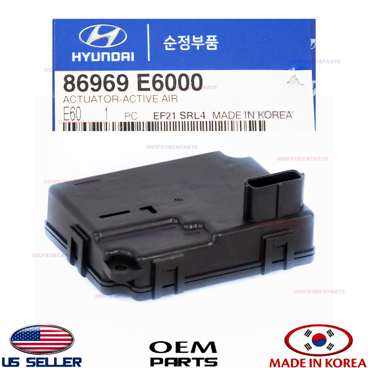 AIR DEFLECTOR ACTUATOR ACTIVE AIR GENUINE! SONATA HYBRID 2016-2017 86969E6000