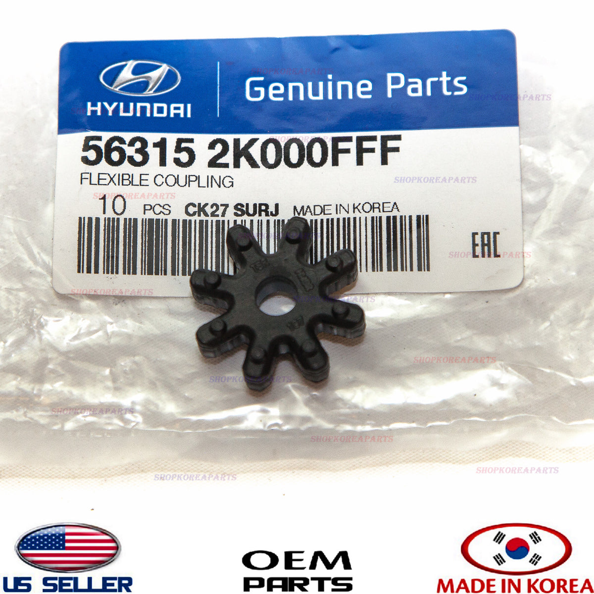 ✅GENUINE OEM ✅ FLEXIBLE STEERING COUPLER 1PCS for KIA HYUNDAI 563152K000FFF