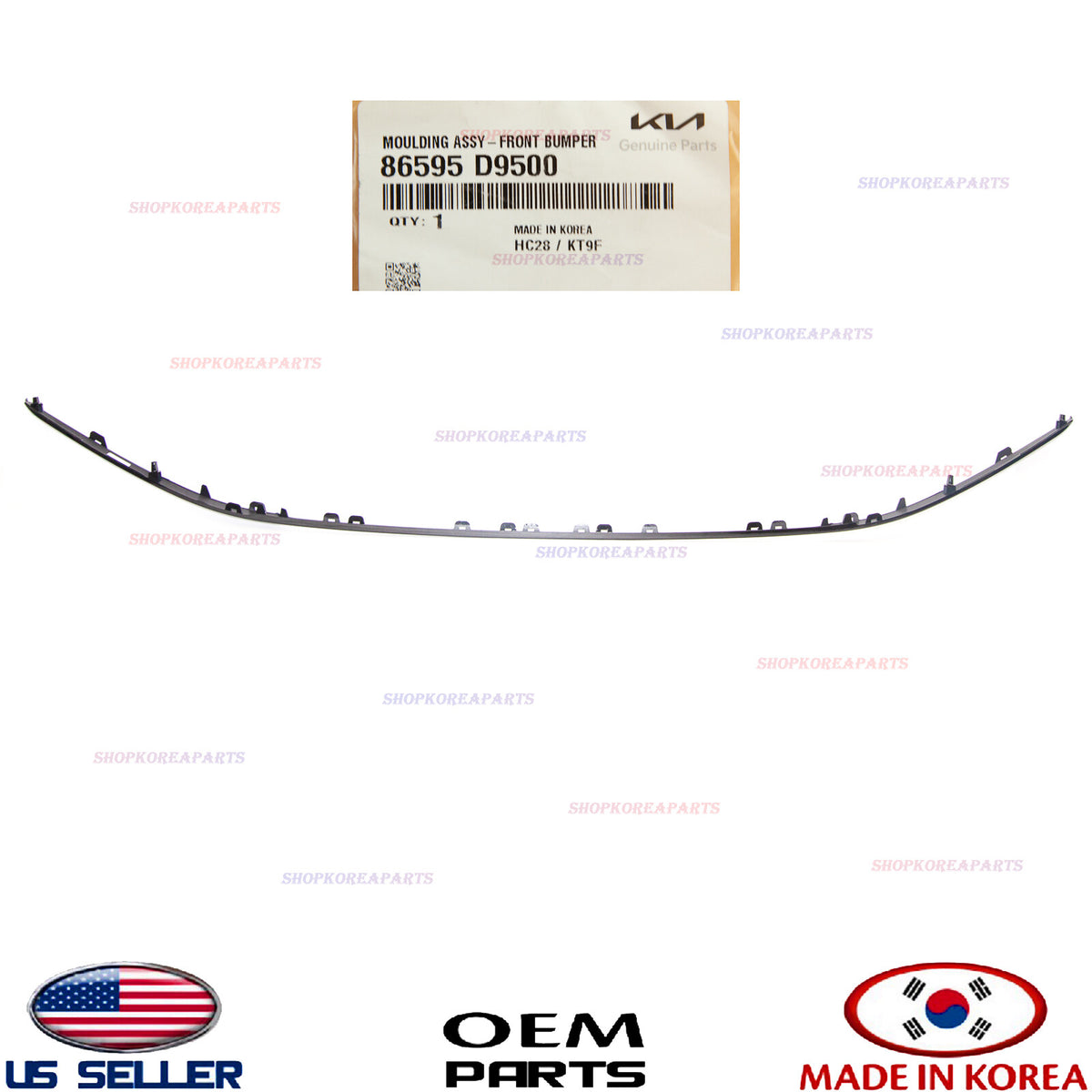 GENUINE Front Bumper Center Molding Trim OEM Kia Sportage 2020-2022 86595D9500