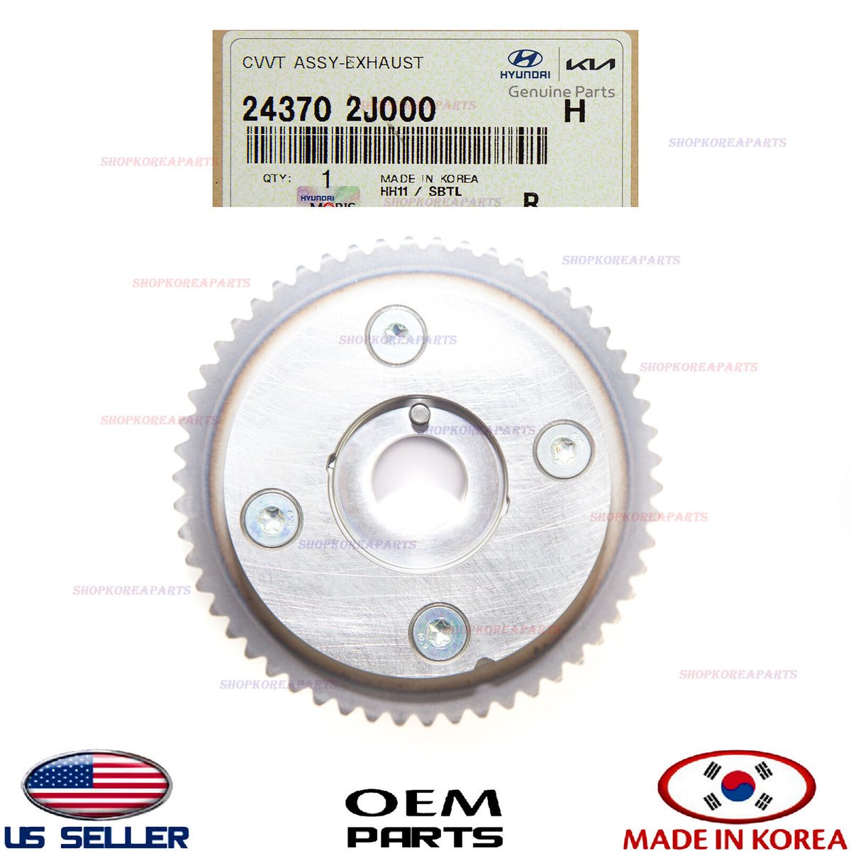 GENUINE Exhaust CVVT Gear ⭐OEM⭐ Kia K4 Elantra 2.0L Kona 2.0L 2022-2026