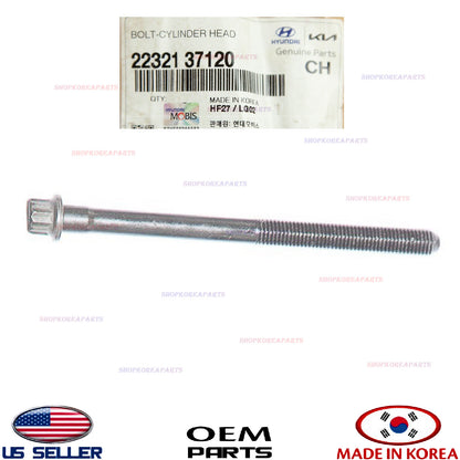 1pcs GENUINE Engine Cylinder Head Bolt OEM HYUNDAI KIA 2.7L V6 See Compatibility