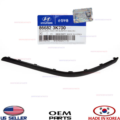 MOULDING ASSY REAR BUMPER SIDE RIGHT GENUINE HYUNDAI SONATA 2009-2010 866823K700
