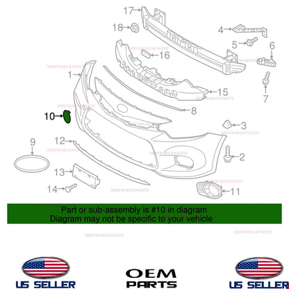 GENUINE OEM GENUINE OEM Front Bumper Tow Eye Cap 2014-2017 Kia Forte