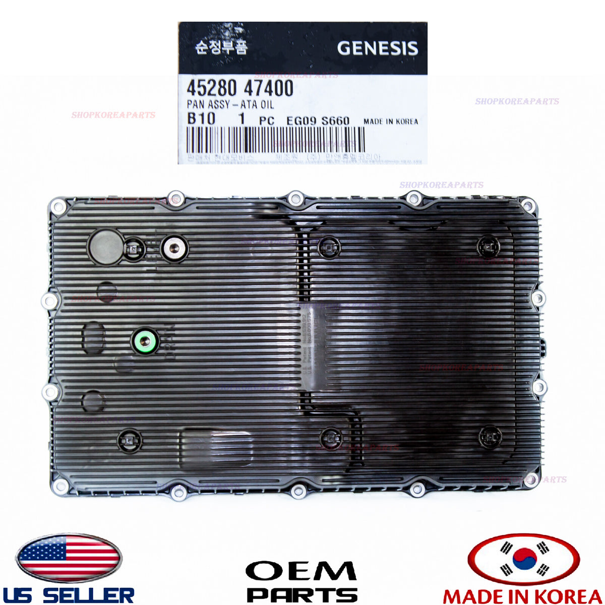 GENUINE Automatic Transaxle Oil Pan OEM Kia K900 Stinger 18-23 Genesis G70 19-24