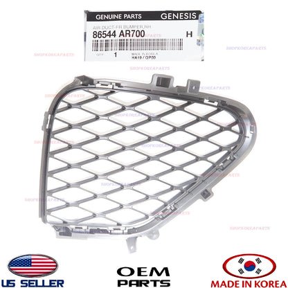 GENUINE OEM Front Bumper Air Grille RIGHT Passenger Side 2022-2025 GV70 Sport