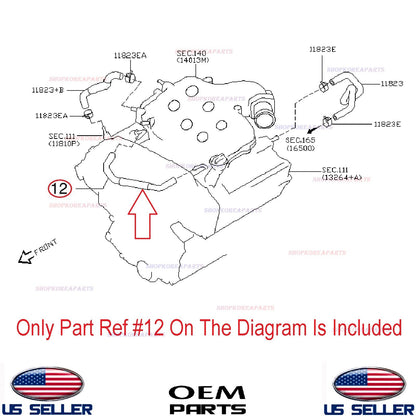 GENUINE Crankcase Breather PCV Hose OEM Nissan Infiniti G35 M35 350Z FX35 03-08