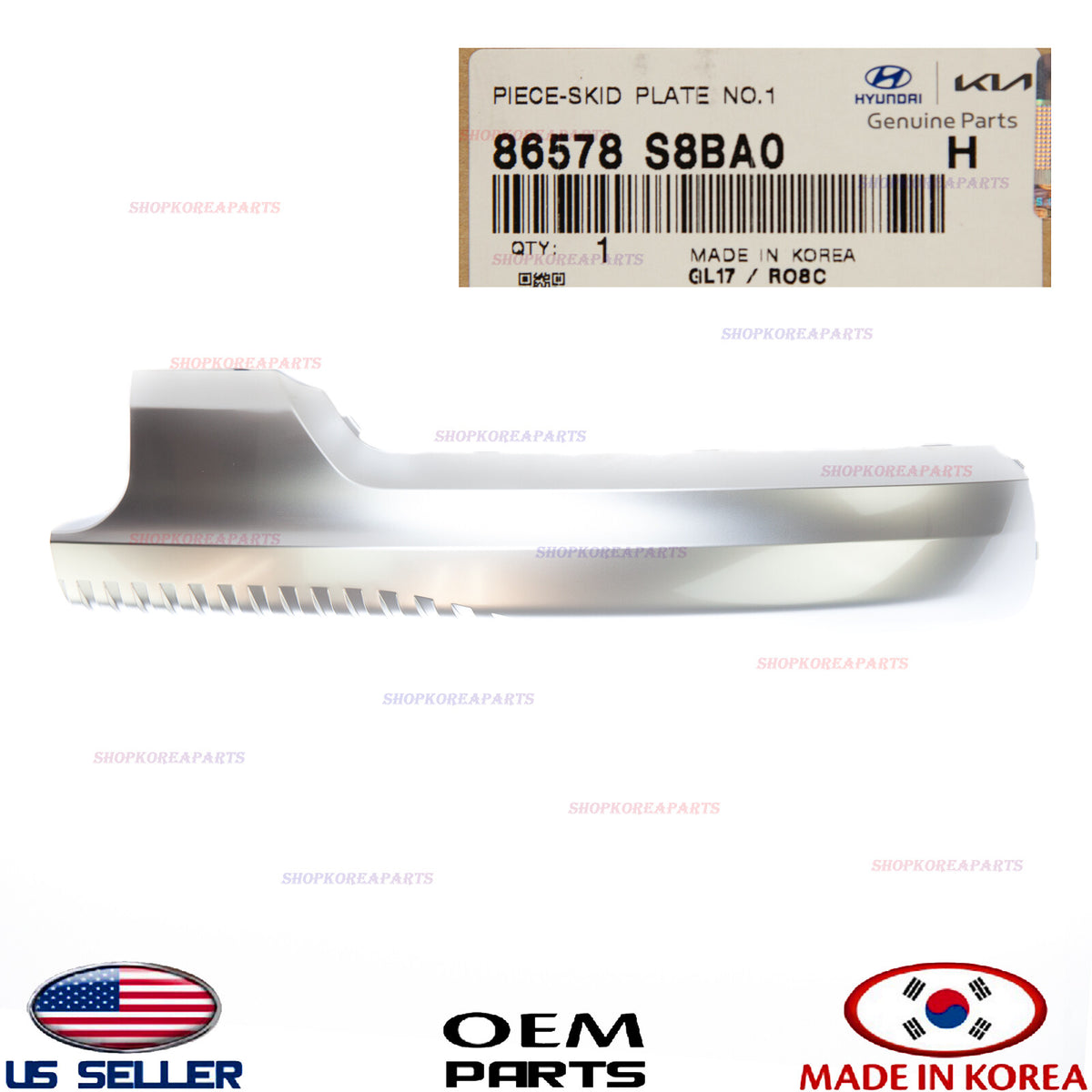 GENUINE OEM Front Bumper Skid Plate Left Driver Side 2020–2022 Hyundai Palisade