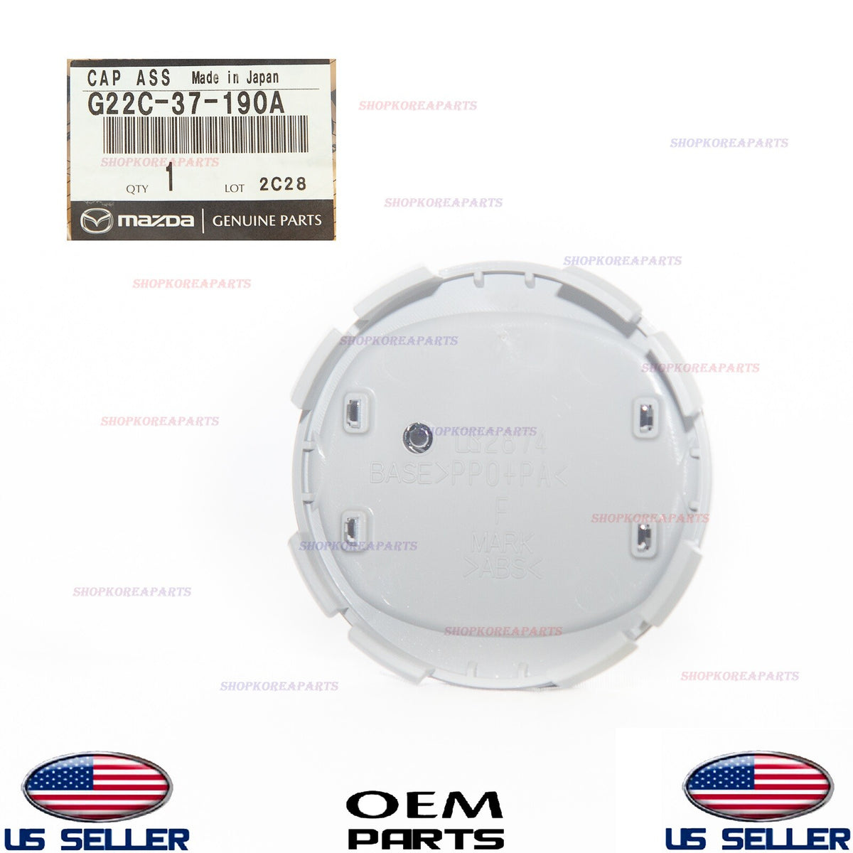 GENUINE Wheel Center Hub Cap Ornament Silver ⭐OEM⭐ Mazda *See Compatibility