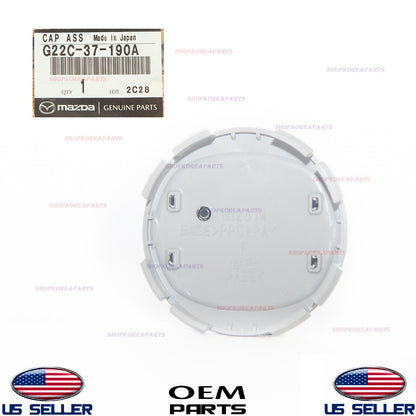 GENUINE Wheel Center Hub Cap Ornament Silver ⭐OEM⭐ Mazda *See Compatibility