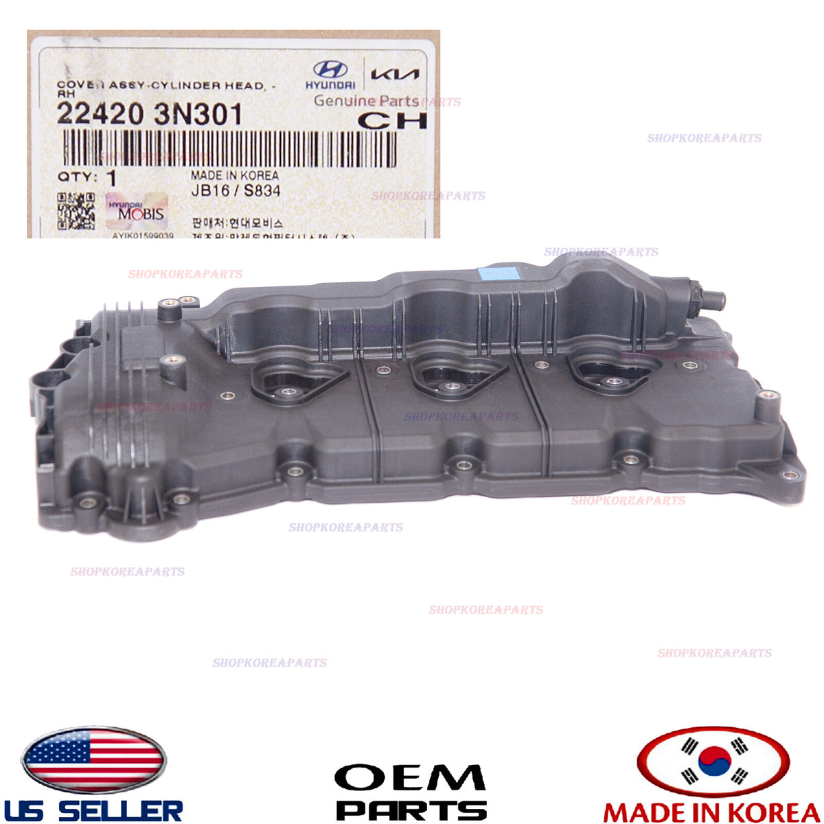 GENUINE Engine Cylinder Head Valve Cover RIGHT ⭐OEM Kia Carnival 3.5L V6 2022-26