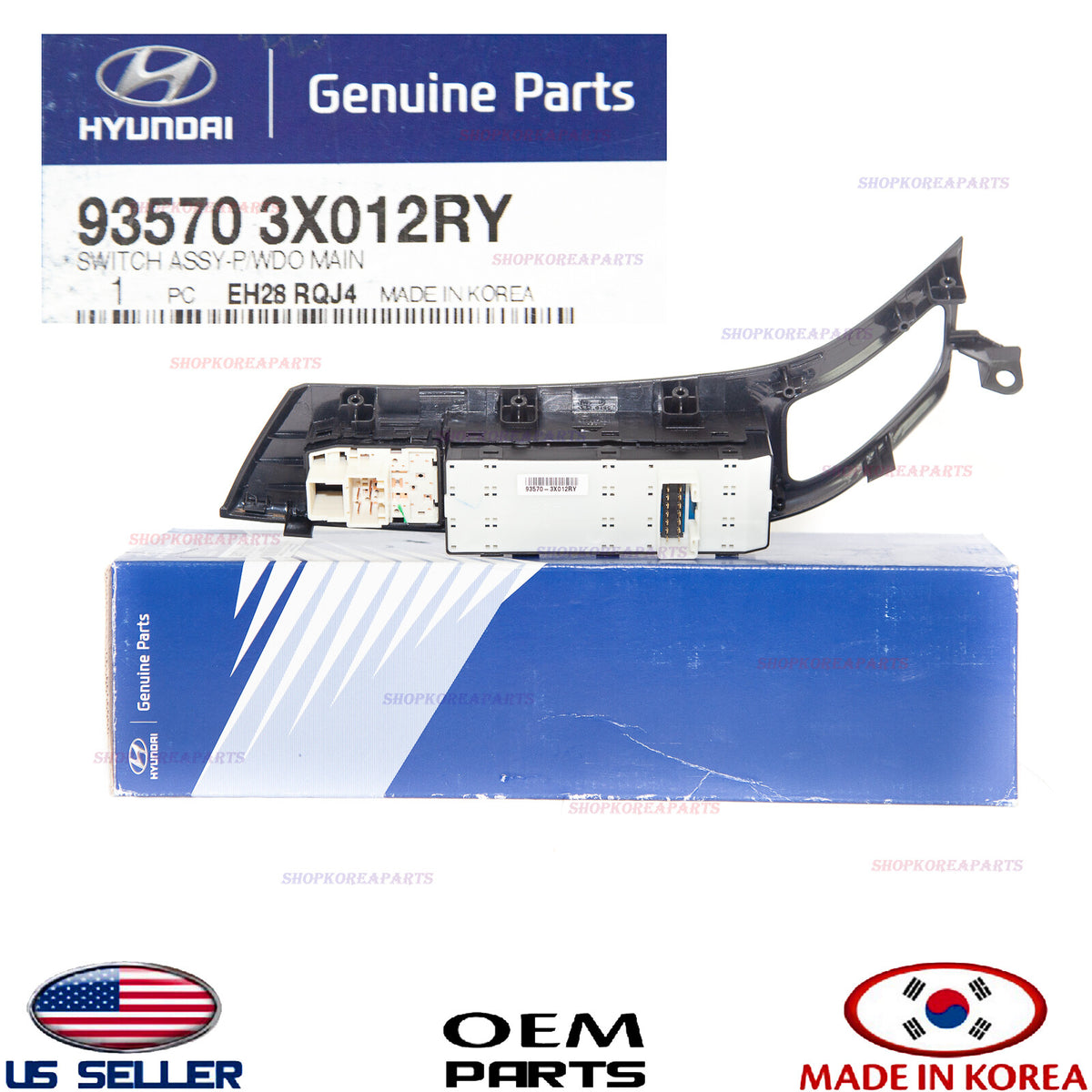 GENUINE OEM Front Left Driver Side Window Switch 2014–2016 Hyundai Elantra
