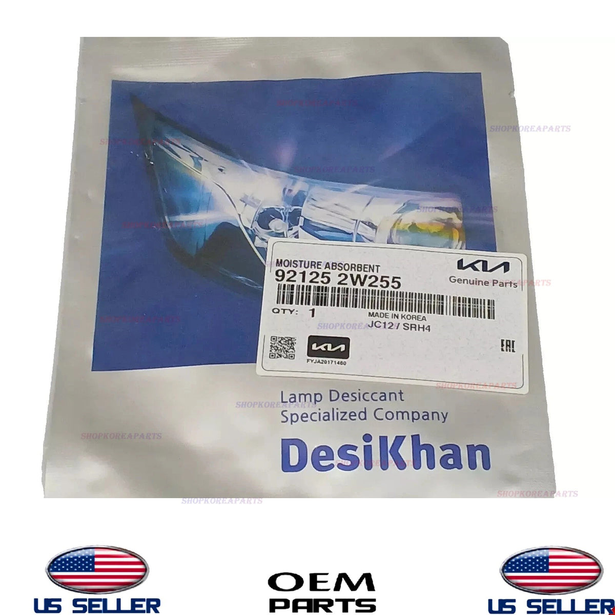 GENUINE Headlight Moisture Absorbent 2017-2026 Hyundai Kia Genesis 92125-2W255