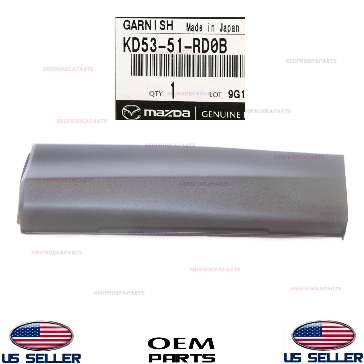 GENUINE Rear Door Lower Molding LEFT Driver Side ⭐OEM⭐ Mazda CX-5 2013-2016