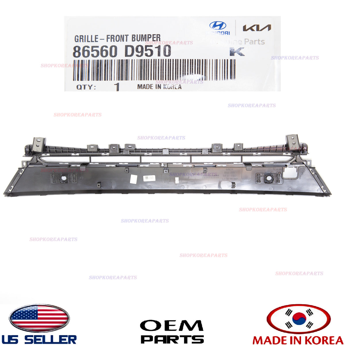 GENUINE Grille Front Bumper Center ⭐OEM⭐ Kia Sportage 2020-2022 86560D9510