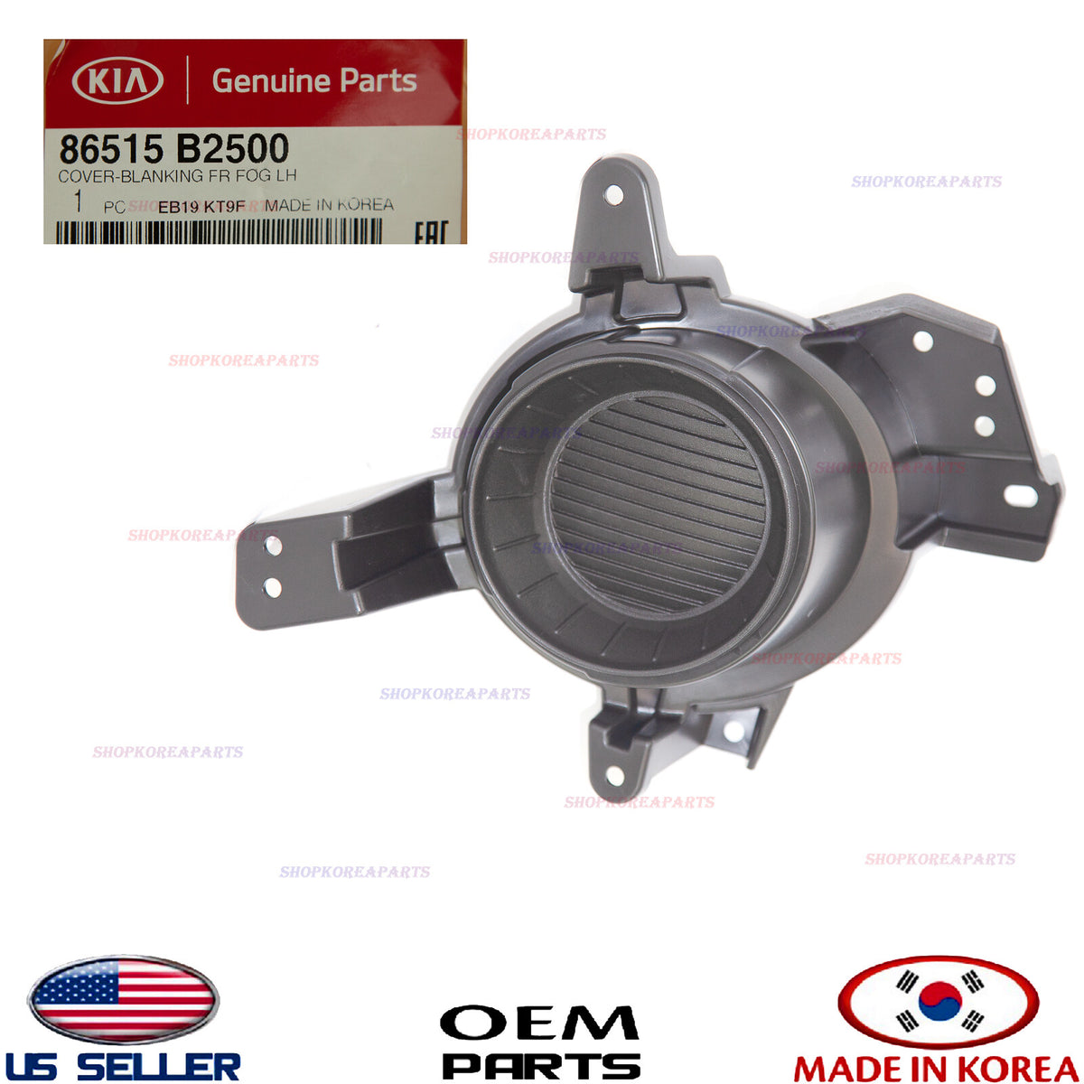 GENUINE Front Bumper Fog Lamp Cap Cover LEFT Driver Side OEM Kia Soul Base 17-19