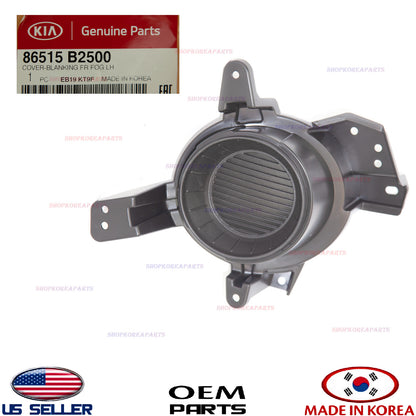 GENUINE Front Bumper Fog Lamp Cap Cover LEFT Driver Side OEM Kia Soul Base 17-19