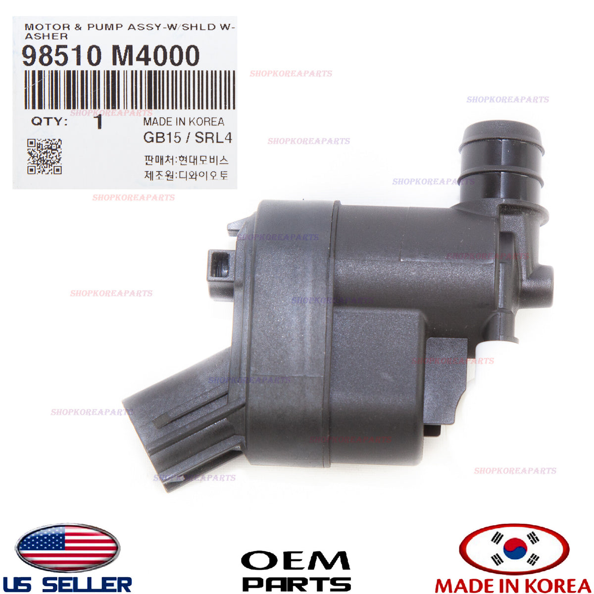 GENUINE OEM Windshield Washer Pump Motor Hyundai Kia *See Compatibility