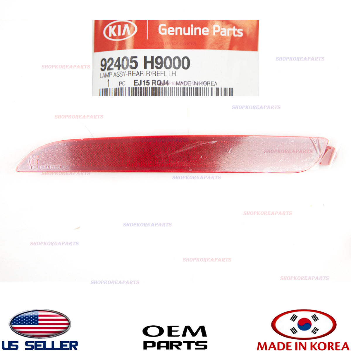 GENUINE Bumper Reflector Rear LEFT Driver Side ⭐OEM⭐ KIA RIO Hatchback 2018-2023