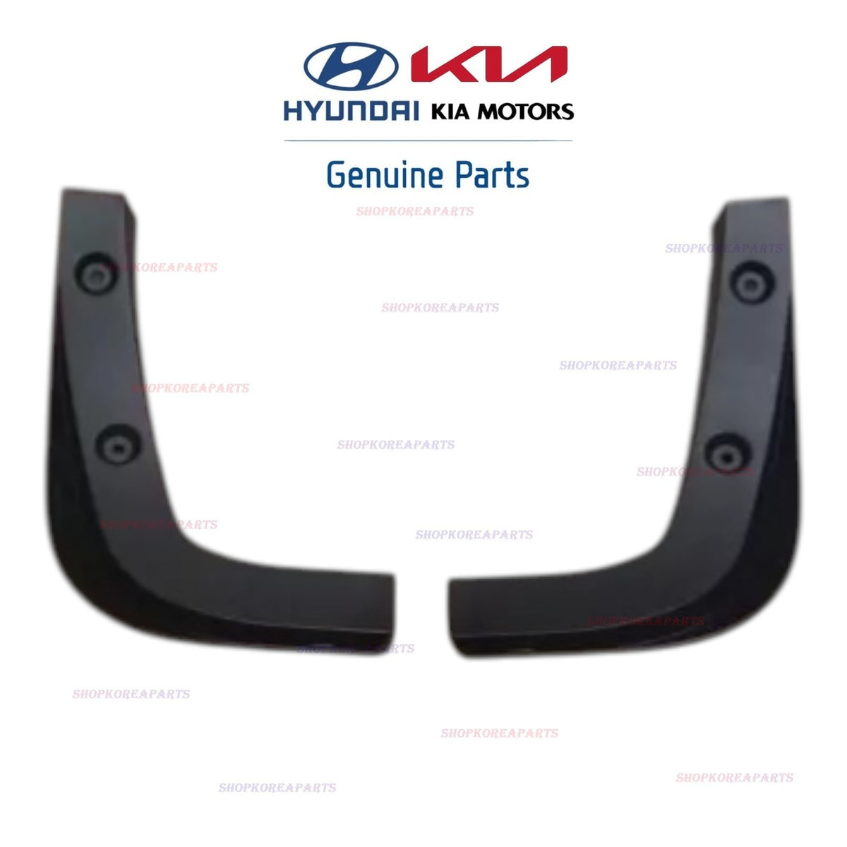 FITS: 14 - 16 KIA SOUL REAR SPLASH GUARD MUD FLAP SET OEM NEW