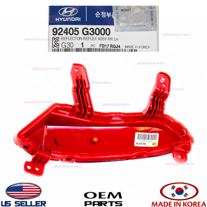 GENUINE Bumper Reflector Rear LEFT Driver Side ⭐OEM⭐ Elantra GT Hatchback 18-20