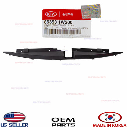 GENUINE Cover Radiator Grille Upper Sight Shield ⭐ OEM ⭐ Kia Rio 2012-2017