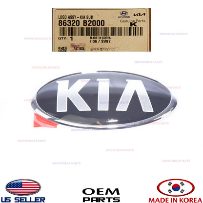 GENUINE Front Emblem Logo -KIA- Symbol ⭐OEM⭐ Kia Soul 2014-2022 86320-B2000