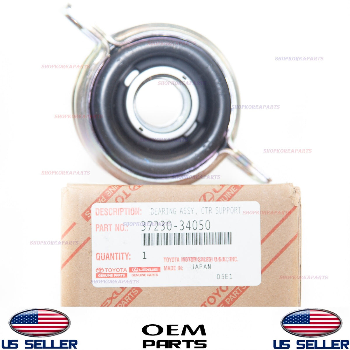 GENUINE OEM Propeller Shaft Center Bearing 4WD 2007–2021 Toyota Tundra