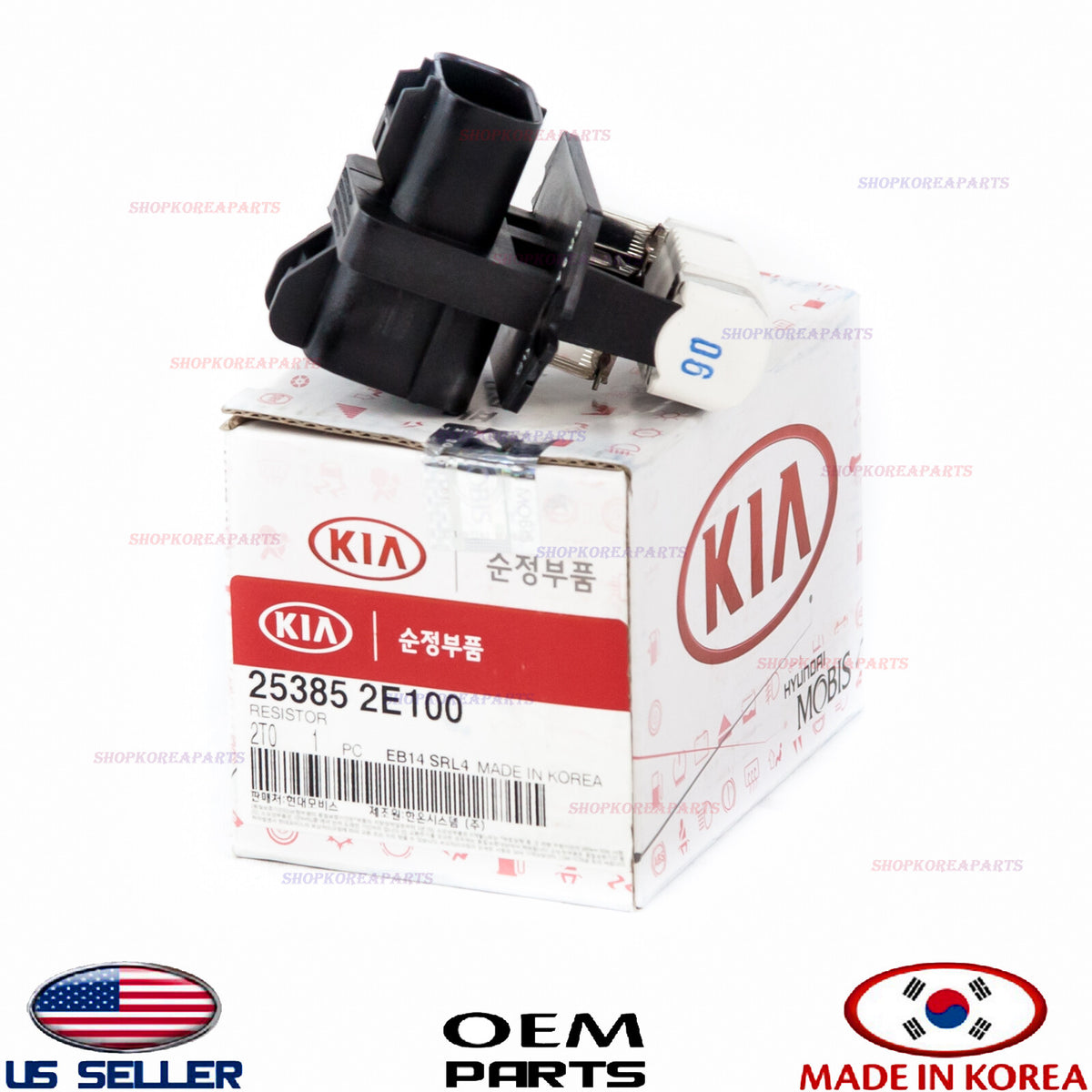 OEM Engine Cooling Fan Resistor ⭐GENUINE⭐ HYUNDAI KIA 07-14 *See compatibility