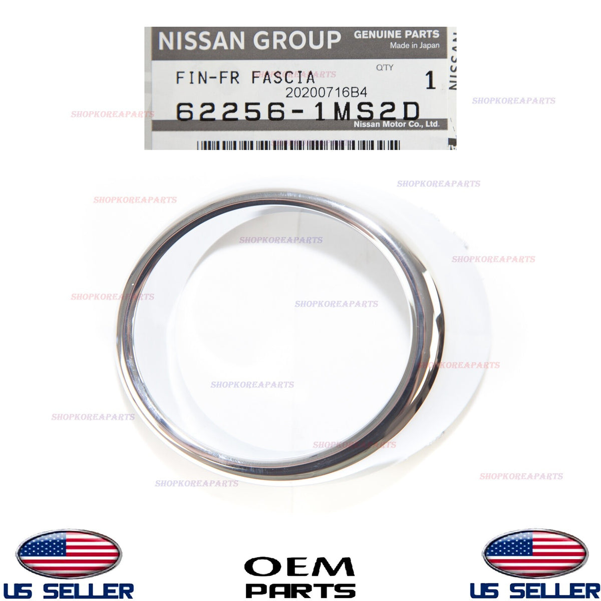GENUINE Front Fog Lamp Chrome Trim Ring RIGHT ⭐OEM⭐ INFINITI *See compatibility