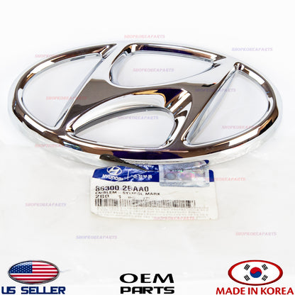 EMBLEM FRONT GRILLE LOGO (H) GENUINE! FOR HYUNDAI SANTA FE 2012 863002BAA0