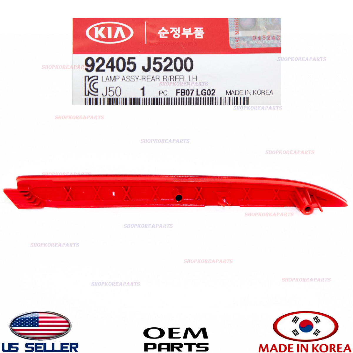 GENUINE Rear Bumper Reflector LEFT Driver Side ⭐OEM⭐ Kia Stinger GT 2018-2021