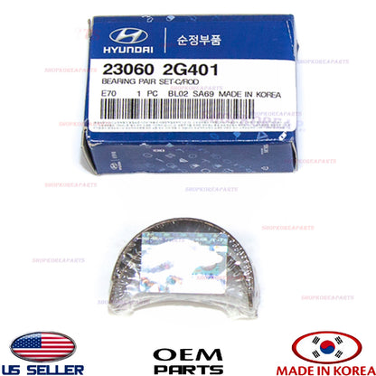 GENUINE OEM Connecting Rod Bearing Pair Various Hyundai Kia 230602G401
