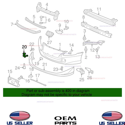 GENUINE OEM Front Bumper Tow Hook Cover 2004-2009 Honda S2000 71104-S2A-010ZB