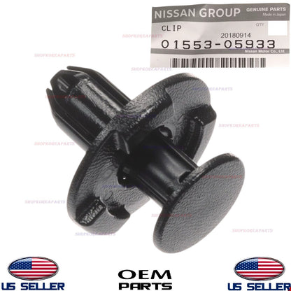 GENUINE OEM Fender Liner Clip 2003–2025 Nissan Infiniti 01553-05933