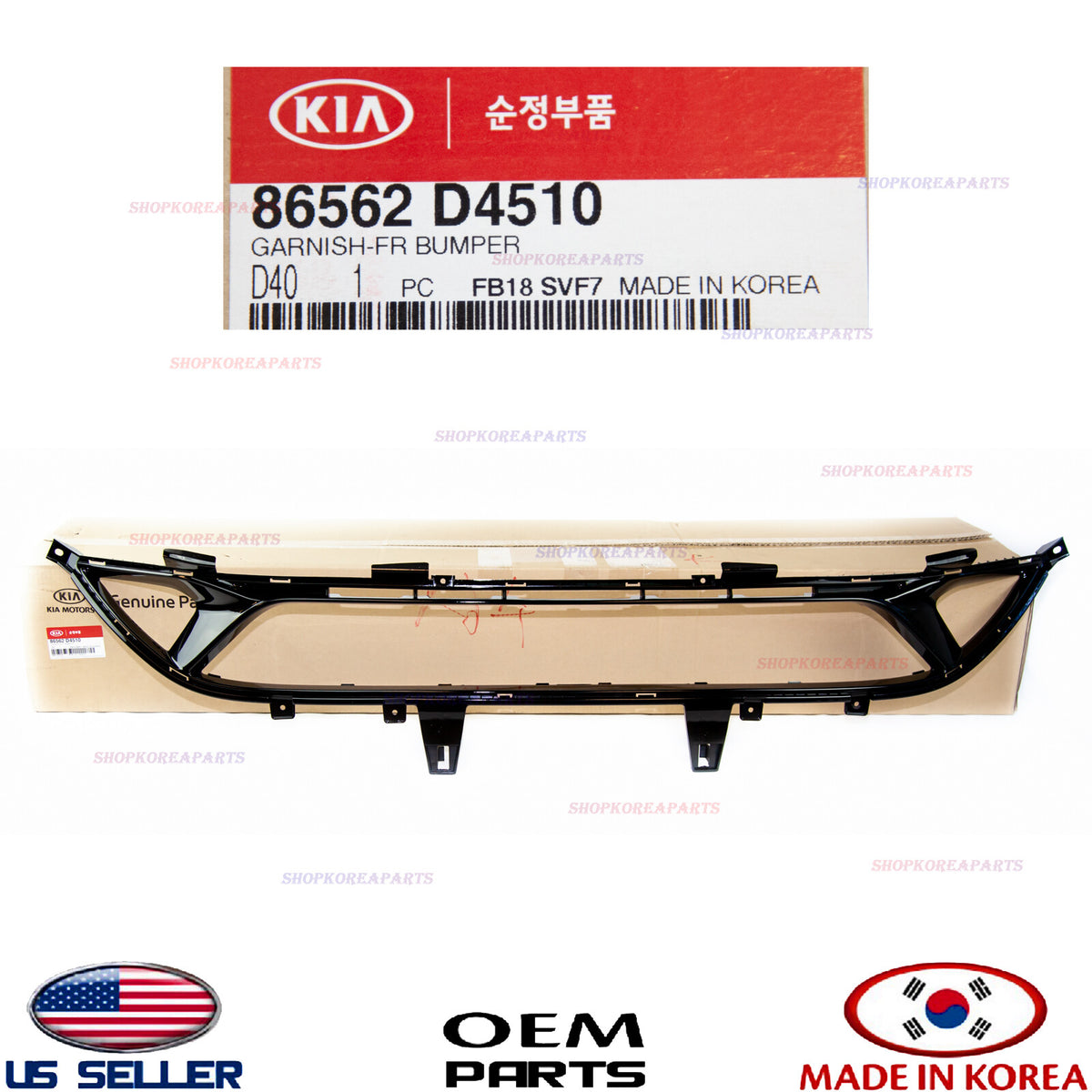 GENUINE Grille Front Bumper Lower ⭐OEM⭐ Kia Optima Hybrid EX 2019-2020