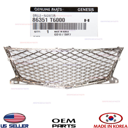 GENUINE Front Bumper Upper Center Grille ⭐OEM⭐ GENESIS GV80 2021-2024 86351T6000