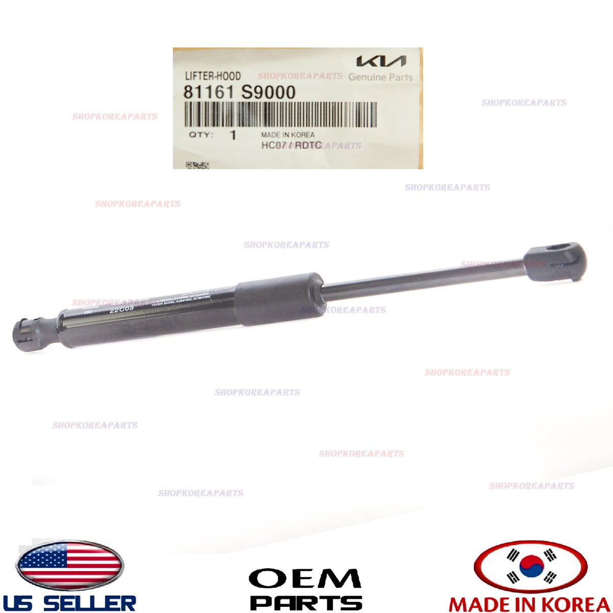 GENUINE Hood Lifter Support Strut LEFT or RIGHT 1pcs ⭐OEM⭐ Telluride 2020-2025