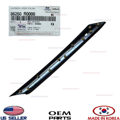 GENUINE Windshield Trim Pillar Molding RIGHT Passenger Side OEM Carnival 2022-26