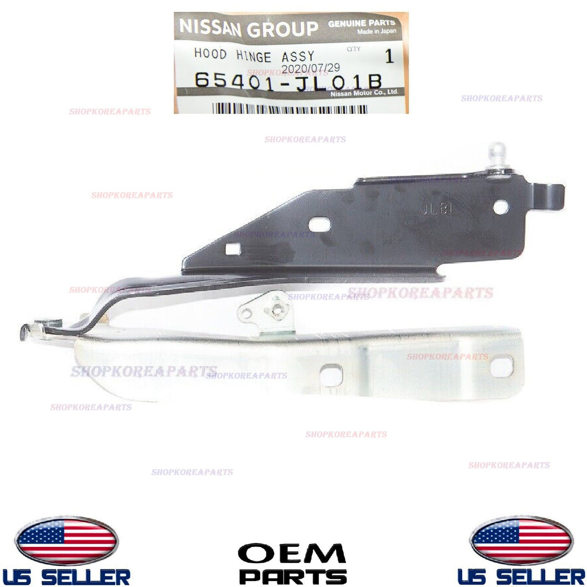 GENUINE Hood Hinge LEFT Driver Side ⭐OEM⭐ INFINITI G37 Q60 Coupe/Convertible