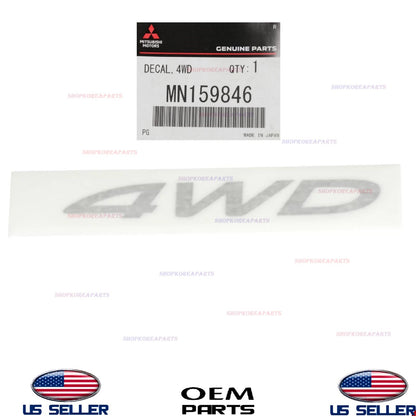 GENUINE OEM Rear Logo Emblem Decal 2007-2025 Mitsubishi Outlander MN159846