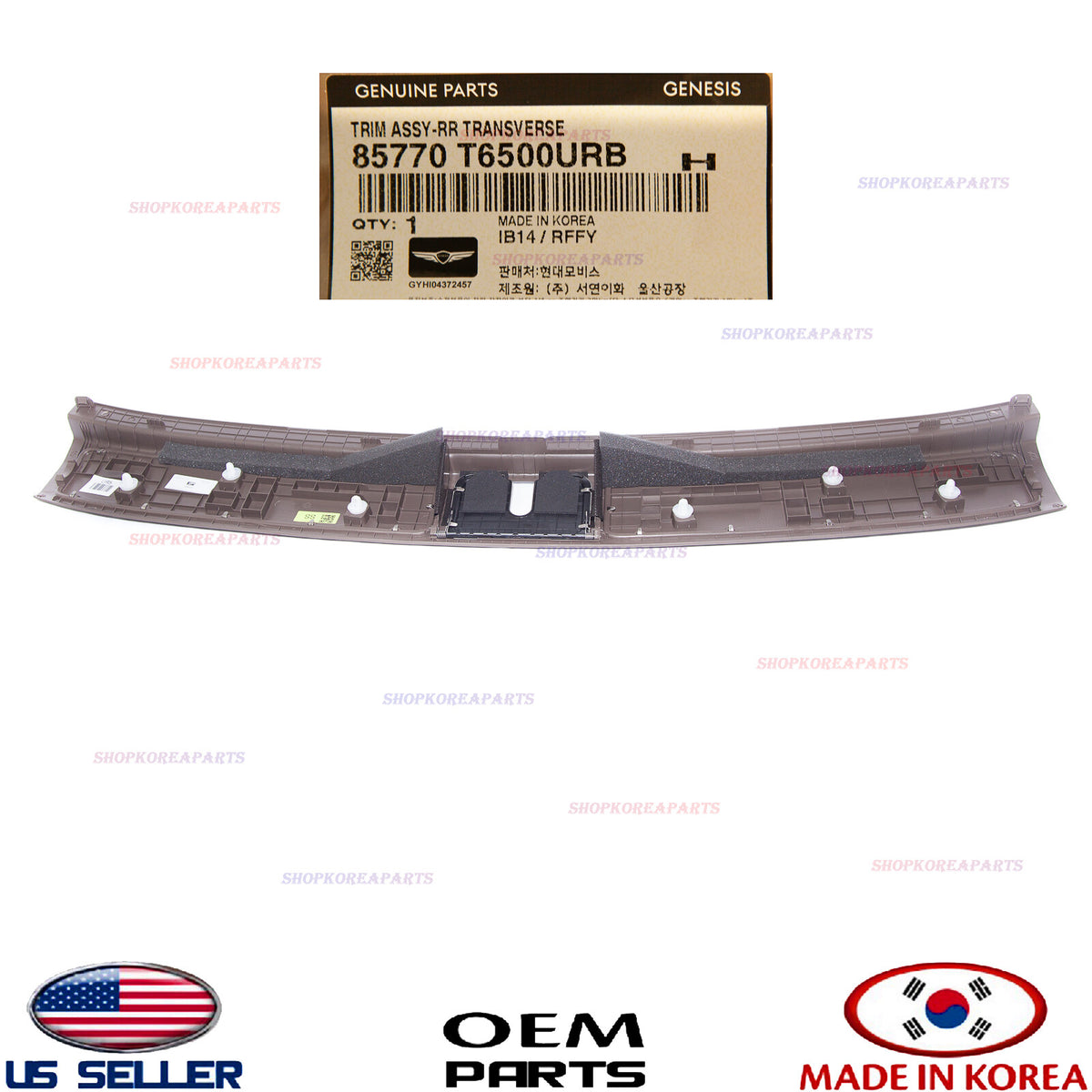 ✅GENUINE✅ Rear Liftgate Trim Scuff Plate ⭐OEM⭐ Genesis GV80 2021-2025
