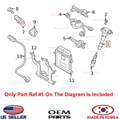 GENUINE Engine Ignition Coil ⭐OEM⭐ HYUNDAI KIA V6 3.3L 3.8L *See compatibility