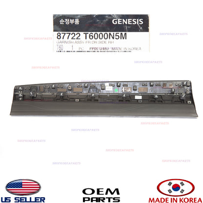 GENUINE Front Door Lower Molding RIGHT Passenger Side ⭐ GENESIS GV80 2021-2025