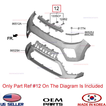✅GENUINE✅ Front Bumper Radiator Upper Garnish OEM Kia Soul 2020-2022 86370K0000