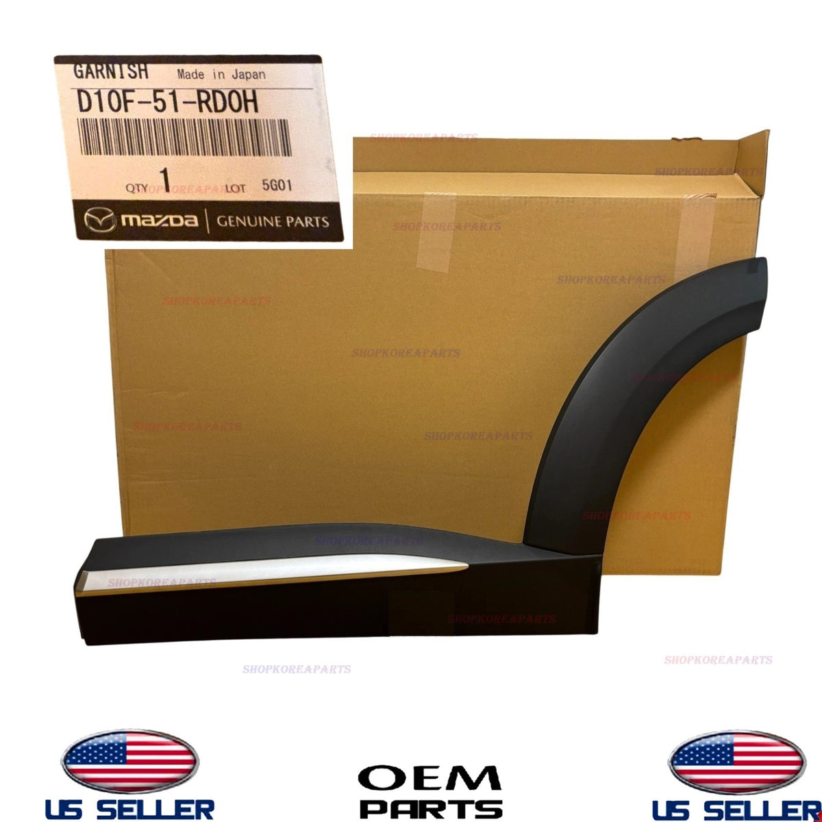 GENUINE Rear Door Lower Molding LEFT Driver Side 2016-2021 Mazda CX-3
